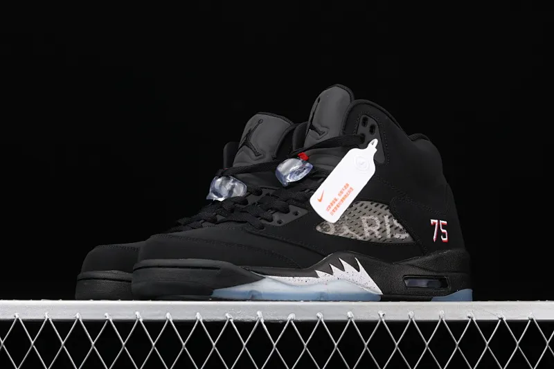 All categories Air Jordan Jordan series basketball shoes Air Jordan 5 J version Air Jordan 5 OG "Black Metallic" AJ5 Joe 5 black silver AV9175-001